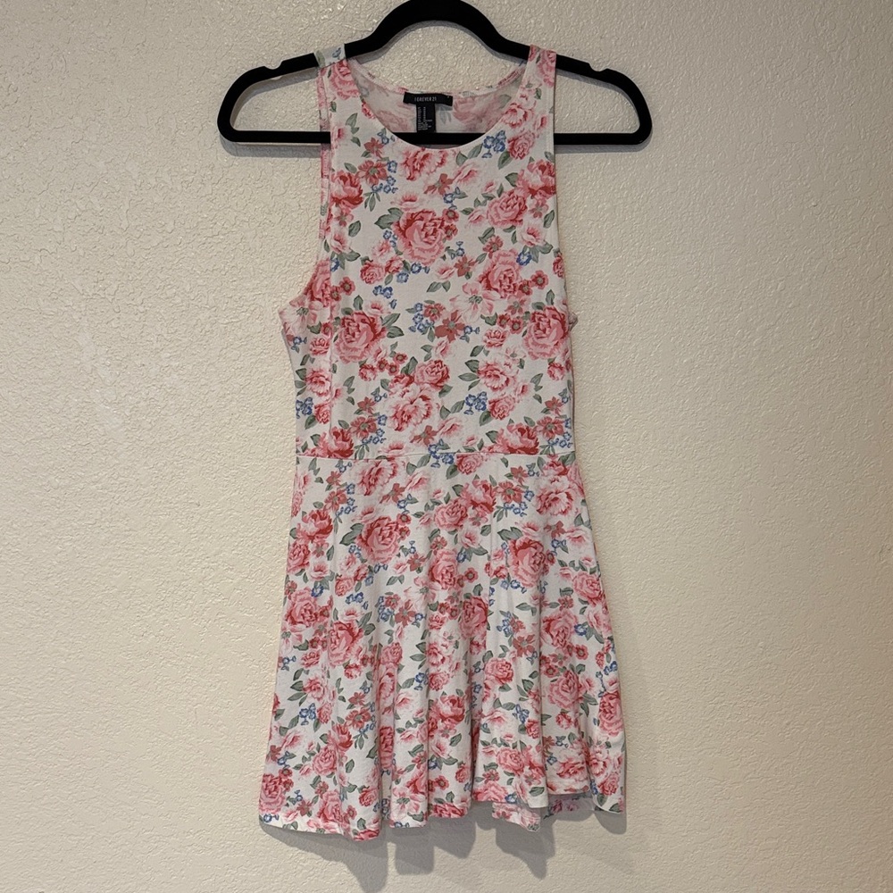 Forever 21 Floral Dress in Pink and Blue
